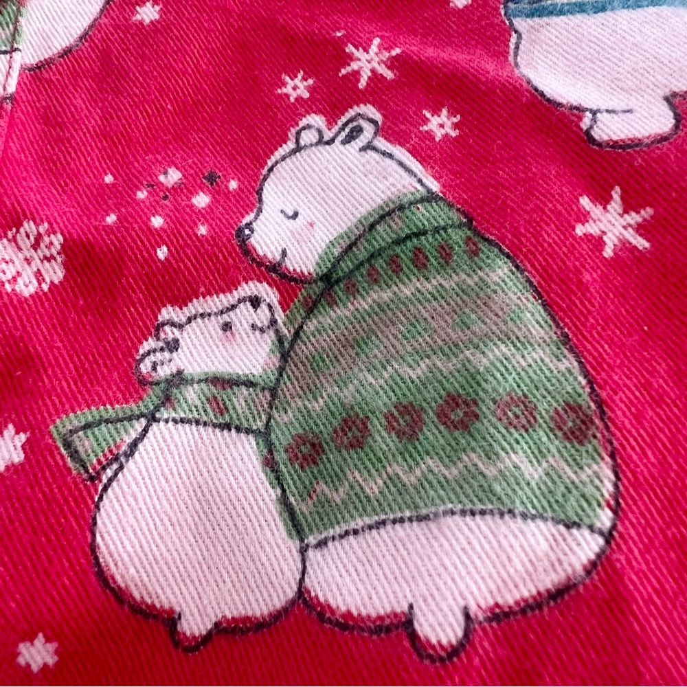 The Mahogany Store Polar Bear Flannel PJ Set New Size 2X - Picture 12 of 14